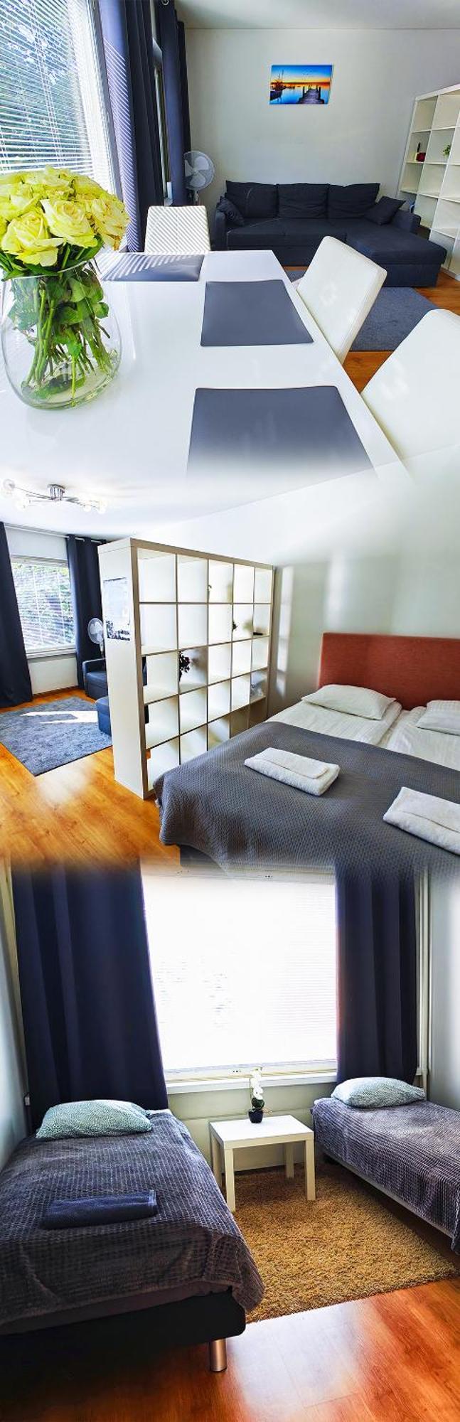 3-Room Apartment In Oulu Center, Parking Dış mekan fotoğraf